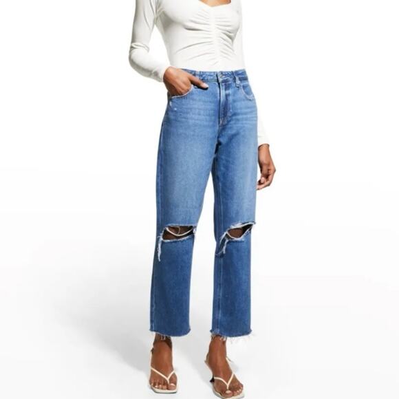 (取寄) ペイジ レディース ノエラ ストレート 30 イン ナタリー デストラクチャード Paige women Noella Straight 30